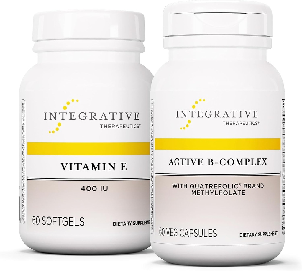 活動的なBコンプレックス、60カプセル及びビタミンE、60のSoftgels -エネルギーMetabolism*を支える活動的なBコンプレックス-中心の健康及び酸化防止活動を支えるビタミンE*-