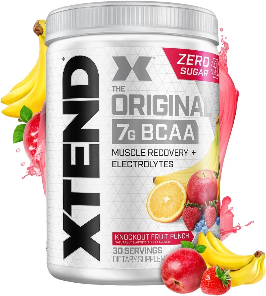 Xtend 元の BCAA の粉 7g BCAA および 2.5g L グルタミン、砂糖は人及び女性のためのアミノ酸の自由なポストのワークアウト筋肉回復飲み物、30 のサービングを解放します