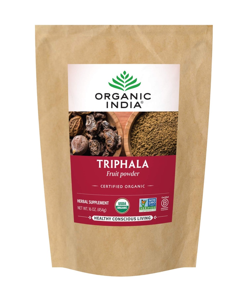 有機インドTriphala - Amla、Bibhitaki、Haritaki、Digestion&Colonサポート、免疫システムサポート、適応性、ビーガン、USDA認定オーガニック - 1ポンドバッグ