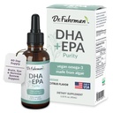Dr. フラーマンビーガンオメガ3 | ビーガンDHA + EPA純度の液体の補足 | ラボグラウン藻製 | オメガ3サプリメントは、出荷まで倉庫で冷やされます | 柑橘類の味 60 サービング