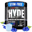 ProSupps Mr. Hyde Max Pump Pre Workout Powder - Stim-Free Preworkout Supports Blood Flow, Muscle Volume & Endurance - Caffeine-Free Nitric Oxide Gym & Fitness Supplements(ブルーレイズ、20サービング)