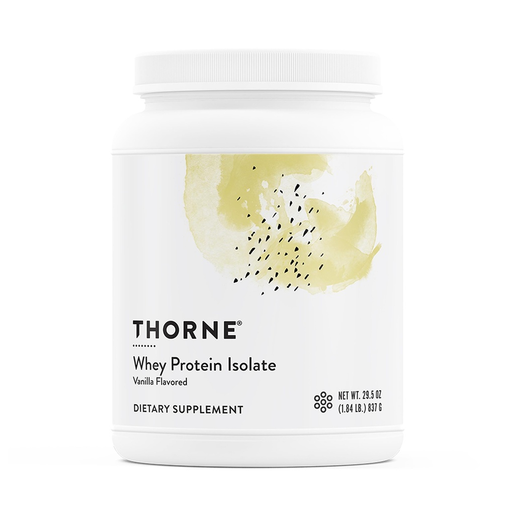 THORNE-Whey Protein Isolate - 21 グラムの対ダイジェストWhey Protein Powder - NSFスポーツ認定 - Vanilla - 29.5 Ounces - 30サービング