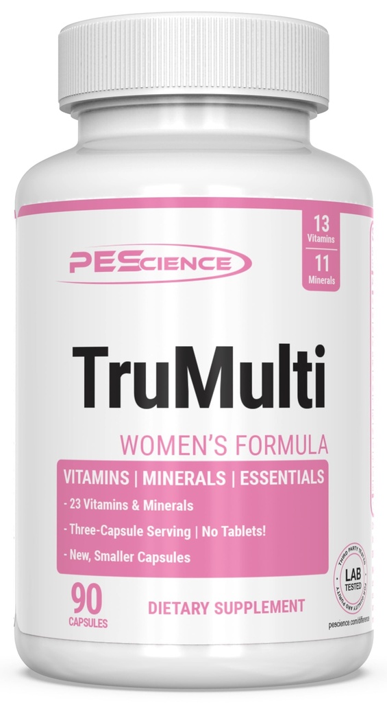 アイアンと女性のためのPEScience TruMultivitamin, プレミアムビタミンCと毎日の式, D, 免疫サポートのための亜鉛サプリメント, 化学ミネラル, 90 簡単にSwallowカプセル