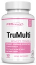 アイアンと女性のためのPEScience TruMultivitamin, プレミアムビタミンCと毎日の式, D, 免疫サポートのための亜鉛サプリメント, 化学ミネラル, 90 簡単にSwallowカプセル