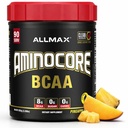 マックス栄養アミノコアBCAA、パイナップルマンゴー - 945 gパウダー - 8.18 分岐チェーンアミン酸分 - ビタミンB - 充填剤または非BCAAアミノ - 砂糖無料 - 90 サービング