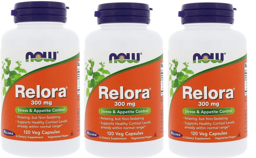 今食糧Relora 300のmgのVegeカプセル、120計算(3)のパック