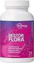 Microbiome Labs RestorFlora PD - ダイジェストヘルス&グットリセットのためのメンズ&女性のプロバイオティクス - 胞体ベースの糖質ボラジプロバイオティクスは、微生物バランス(21カプセル)を回復するのに役立ちます