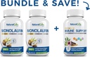自然なキュア・ラボ Monolaurin 600mg 2のパック+免疫サポート