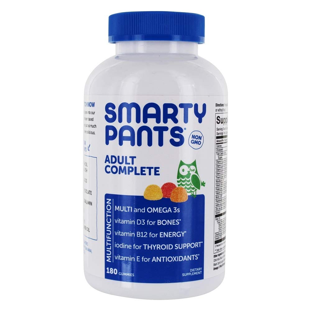 SmartyPantsの大人の完全な毎日のGummyのビタミン:グルテンフリー、マルチビタミン及びオメガ3 DHA/EPAの魚油、メチルB12、ビタミンD3、非GMO、180の計算(30の日の供給)