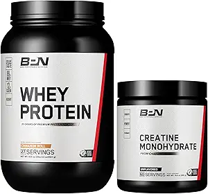 BARE PERFORMANCE NUTRITION BPN Whey シナモン ロール プロテイン + クレアチン バンドル