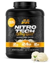 マッスルテックウィープロテインパウダー(Vanilla Cream、5LB) - Nitro Tech Whey Protein Isolate Smoothie Mix for Lean Muscle & Recovery - 24g of Whey Gold for Women & Men - Packaging May Vary