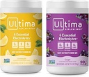 Ultima Replenisher Electrolyte Powder Drink Mix Bundle – Sugar Free – Lemonade and Grape, 90 Servings – Hydration Powder - 6 Key Electrolytes and Trace Minerals – Keto Friendly, Non-GMO