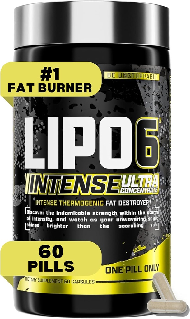 Nutrexの研究 Lipo6 の男性と女性のための超集中的な Thermogenic 腹の脂肪バーナー | ダイエット減量の補足および食欲抑制剤 | 60 の食事療法の丸薬