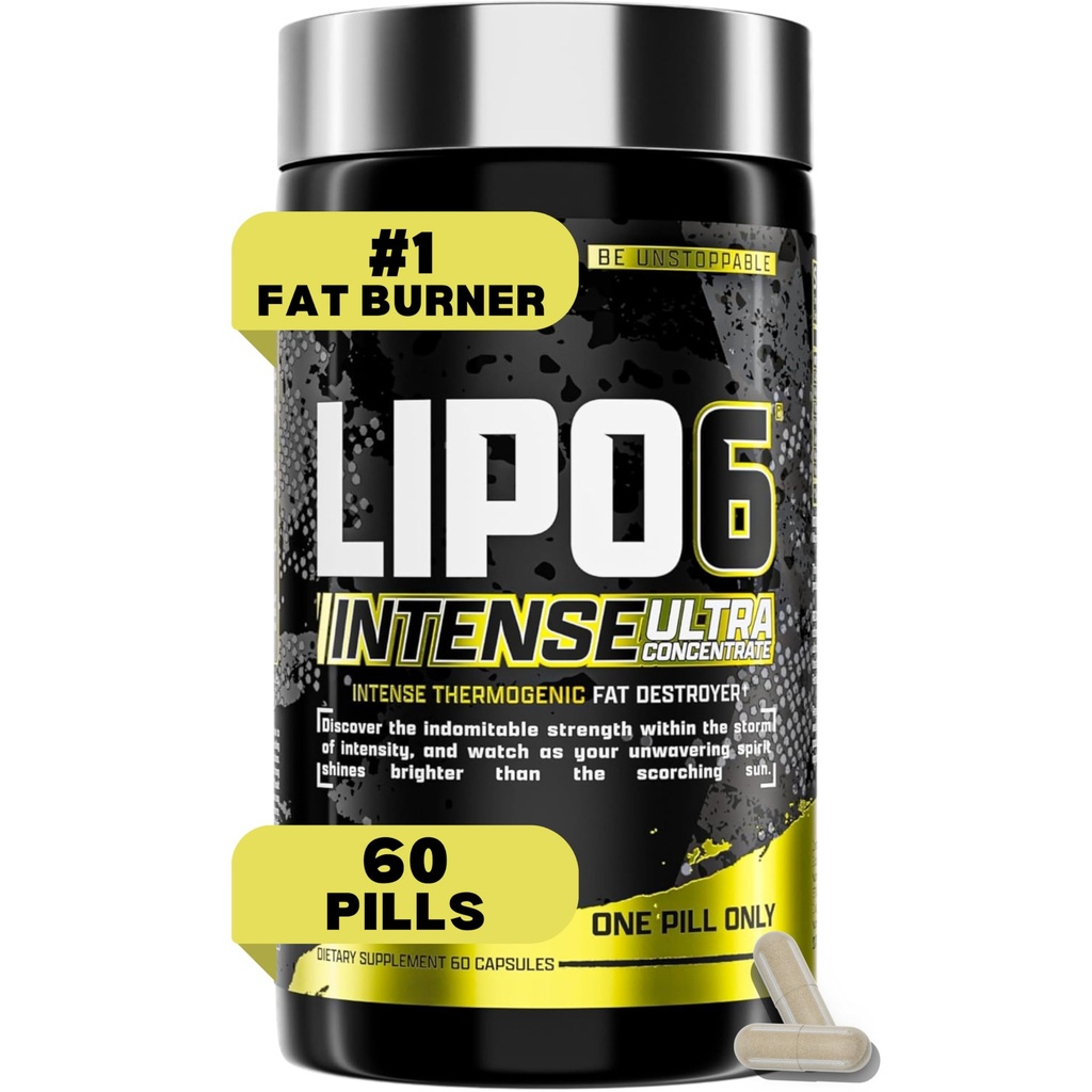 Nutrexの研究 Lipo6 の男性と女性のための超集中的な Thermogenic 腹の脂肪バーナー | ダイエット減量の補足および食欲抑制剤 | 60 の食事療法の丸薬
