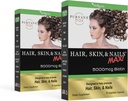Purvana Max Hair, Skin, Nails Vitamin - 5000mcg Biotin, 葉酸, DMAE, Grape Seed Extract - 1日ビーガンヘア, 皮膚, ネイルサポート - コラーゲン生産を促進します - 30キャップ (パック 2)