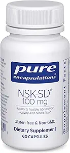 純粋なカプセル化NSK-SD - 100 mg Nattokinase - 正常な血循環のために - Fibrinolytic活動をサポート* -グルテンフリー&非GMO - 60カプセル