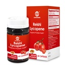 Lycopeneの補足100mg、Reishiのきのこの200mgの自然なトマトのエキス、免疫の健康のためのきのこのカプセル、グルテンフリー、非GMO、ビーガン、60の急速な解放のカプセル