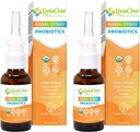 LiviaOne Nasal Spray, All-Natural Plant Based Probiotic Sinus Spray 1 Fl Oz (Pack of 2)