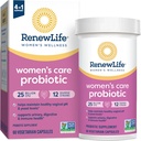 Renew Life Women's Probiotic Capsules, Supports pH Balance for Women, Vaginal, Urinary, Digestive and Immune Health, L. Rhamnosus GG, Dairy, Soy and Gluten-Free, 25 Billion CFU - 60 Ct