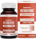 SoActive Berberine 550mg: 9.6X 高吸収, 臨床的にスタディ, 最適化された Phytosome | サポート代謝 & AMPK の活発化 | 非GMO, 大豆フリー | 臨床的に検証線量 | 60 サービング