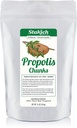 Stakich Bee Propolis チャンク - 純粋で自然 - 1 ポンド (16 オンス)
