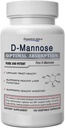 Superior Labs D-Mannose 500 mg, Pure Non-GMO Optimal Absorption Prebiotic, Urinary Tract, Bladder & Kidney UTI Support, Digestive & Liver Health Aid, IC Relief for Women & Men, 120 Veg Caps