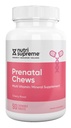Nutriの最高の胎児のビタミン、800のMCGの女性のためのChewableの胎児のビタミン、鉄、コザール、チェリーの味、90の計算が付いている完全な妊娠のMultivitamin