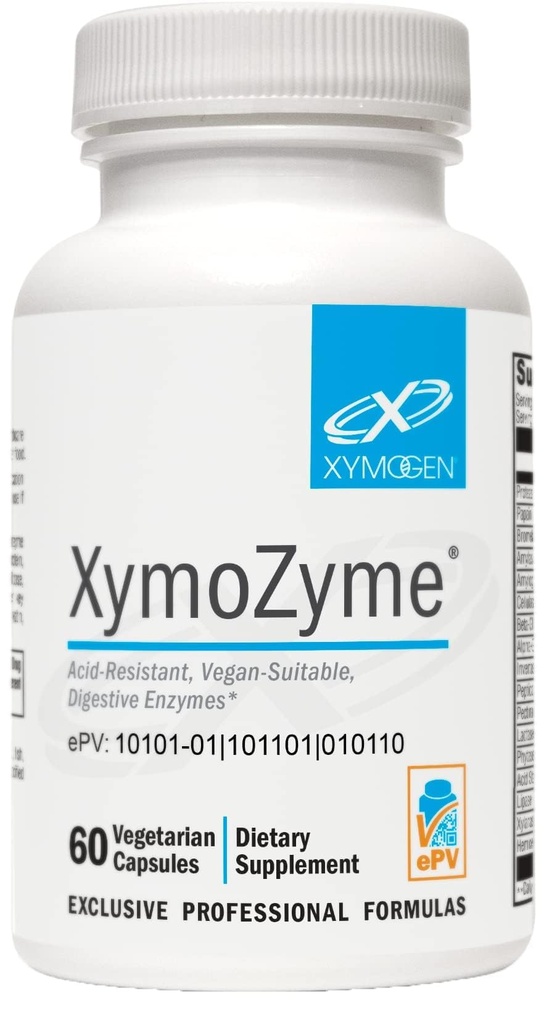 XYMOGEN XymoZyme - Protease&Bromelainで女性と男性のための消化酵素 - 耐酸性、Gut Health&Bloating救済のためのビーガン消化酵素(60カプセル)