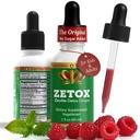 ZETOX | キッズ・大人向けゼオライトデトックス | メチルビタミンB12とD3で強化 | プレミアムグレードの液体クロノピトライトゼオライトドロップ | 毎日のデトックス、エネルギー、フォーカス(60の給餌)に対応