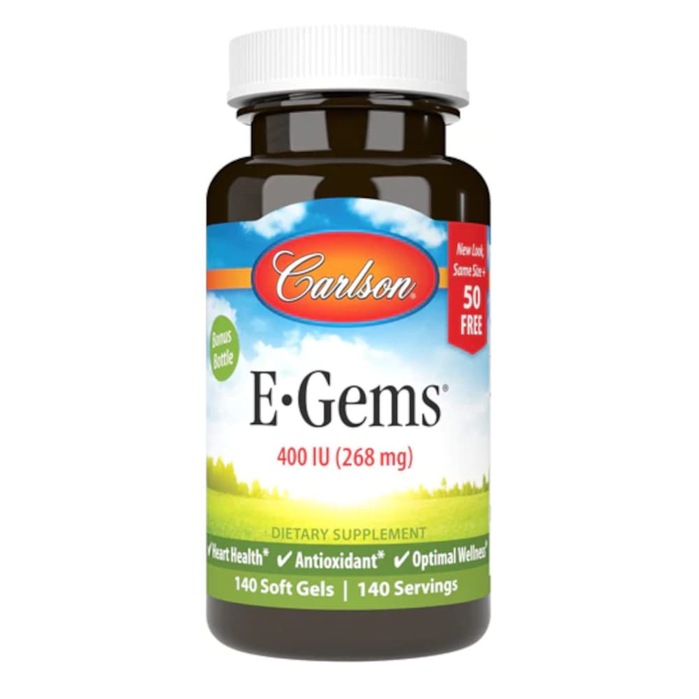 カールソンE-GEMS - 400 IU - 140 Softgels