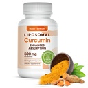Liposomalのターメリックのクルクミン500mg - 60のターメリックのクルクミンはカプセルを補います