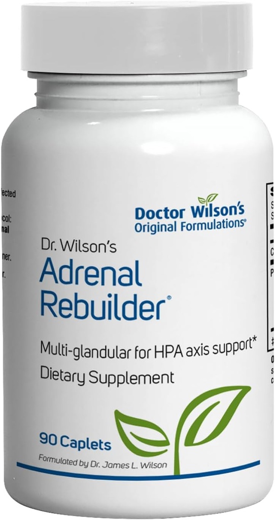 Dr. WilsonのAdrenal Rebuilder 90は、AdrenalとHPAの軸線のサポートのための副腎皮質を含む多角形をおおいます