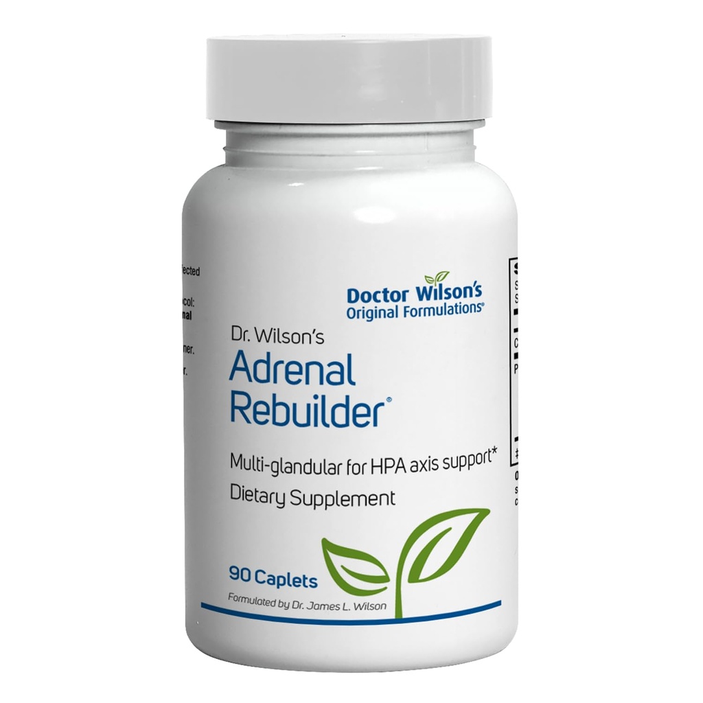 Dr. WilsonのAdrenal Rebuilder 90は、AdrenalとHPAの軸線のサポートのための副腎皮質を含む多角形をおおいます