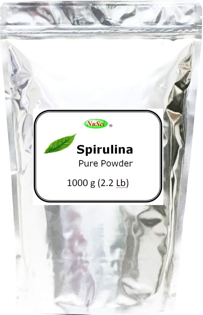 有機的に成長させたSpirulinaの粉1000g (1.0Kg、2.2 lb)バルク純粋な新しいGMOの非照射される