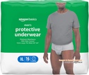   Basics Incontinence Underwear for Men, Maximum Absorbency, X-Large, 16 Count (1 Pack)