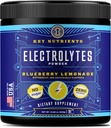 KEY NUTRIENTSマルチビタミン電解液粉末砂糖なし - フレッシュブルーベリーLemonade電解液粉末 - 持久力&エネルギーサプリメント - 水分補給飲料 - カロリーなし - 90 サービング - アメリカ製