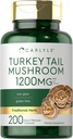 カルリールトルコの尾のきのこのカプセル  1200mg   200の計算 非GMO及びグルテンフリーのエキス