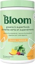 Bloom Nutrition Superfood Greens Powder, Digestive Enzymes with Probiotics and Prebiotics, Gut Health, Bloating Relief for Women, Chlorella, Green Juice Mix with Beet Root Powder, 25 SVG, Mango