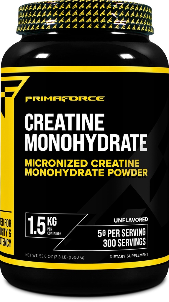 Primaforceのクレアチンの一水化物の補足– 1.5 KG - Micronizedの粉