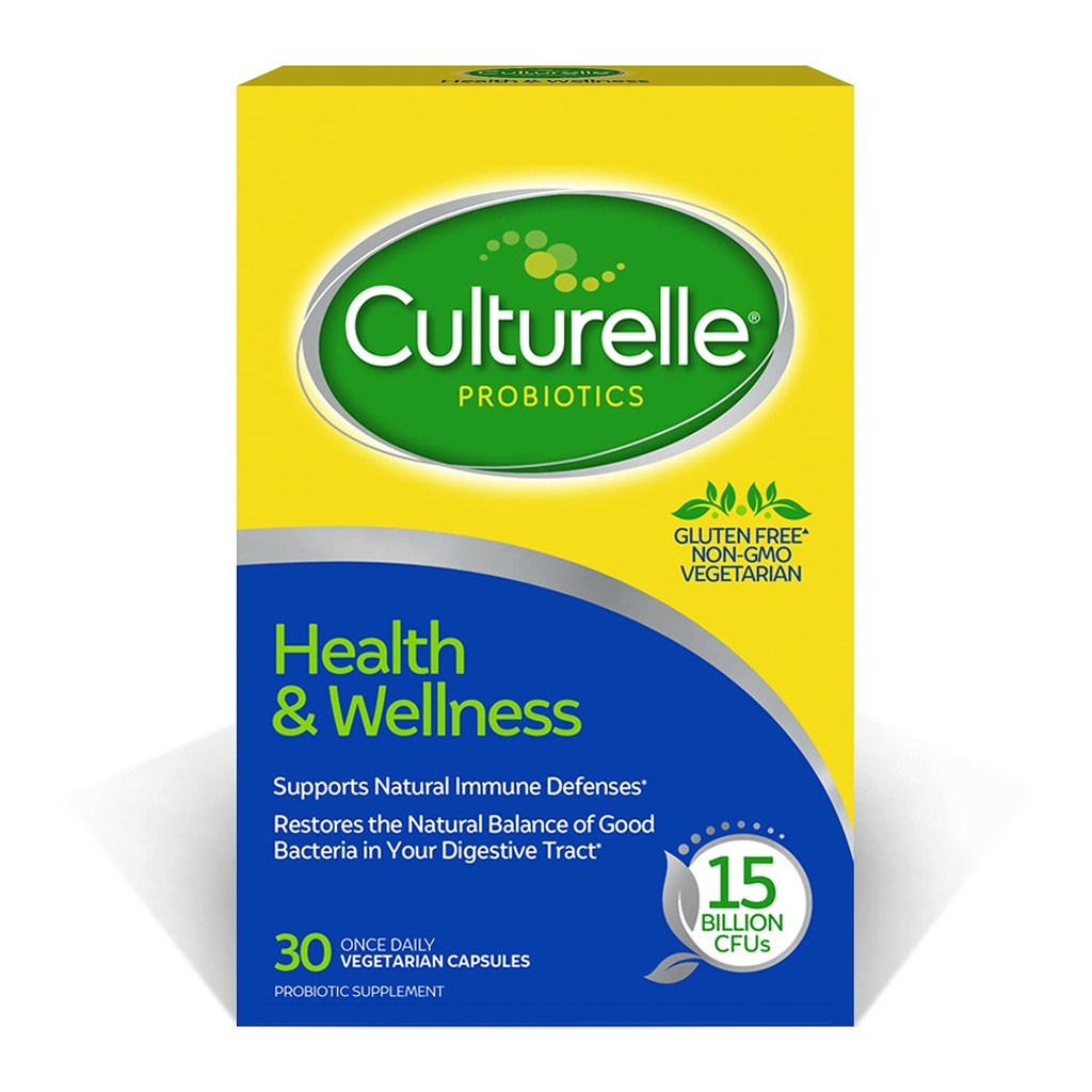 女性&男性のためのCulturelle健康&ウェルネス毎日のプロバイオティック - 30カウント - 15 Billion CFUs & A ProvenEffective Probiotic Strainは、免疫システムをサポート-グルテンフリー、大豆無料、非GMO
