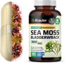 BIO KRAUTER アイルランド海苔 カプセル 1600 mg - 250 カウント - ビーガンBradderwrack と chondrus Crispus 海苔 サプリメント