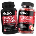 コロンクレンザーデトックス&ACV Apple Cider Vinegar Gummies - 15日間のコロンクレンジングピルスポップフラッシュ&ACVグミーサプリメント - 腸内ストマーチブロッティングガットサポートのための腸の動きサプリメント