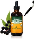 ハーブ Pharm は免疫システム サポート、有機性 Cane アルコール、4 の Ounce のための有機性黒の Elderberry の液体のエキスを証明しました