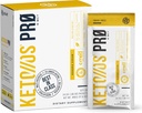 Pruvit Keto//OS Pro バナナ クリーム + MCT Ketones - Keto//OS プロ サプリメント エネルギーブースト、より良い消化とエイジング プロセスを結合するのに役立ちます - 20 パケット