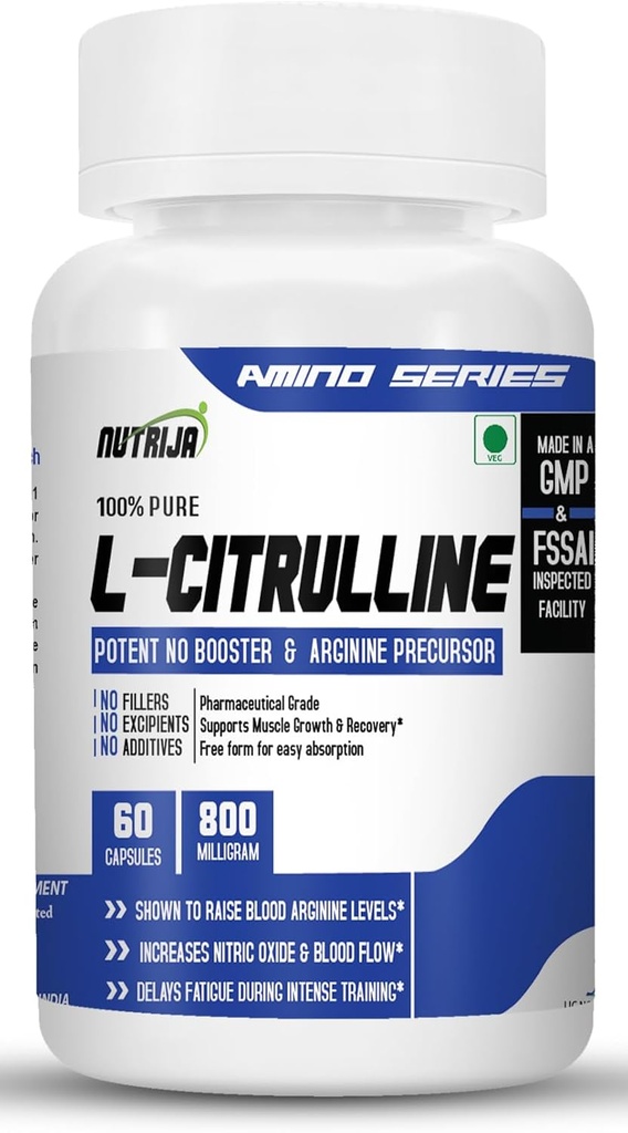L-CITRULLINE 800Mg-Pack of 60 Capsules