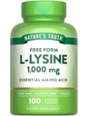 Nature's Truth L Lysine 1000mg | 100 コーティングカプレット | エッセンシャルアミノ酸 | 完全菜食主義者、非GMO、グルテンフリーサプリメント
