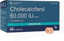 PuritansビタミンD3 60000 IU - 女性のビタミンDサプリメント - 40錠