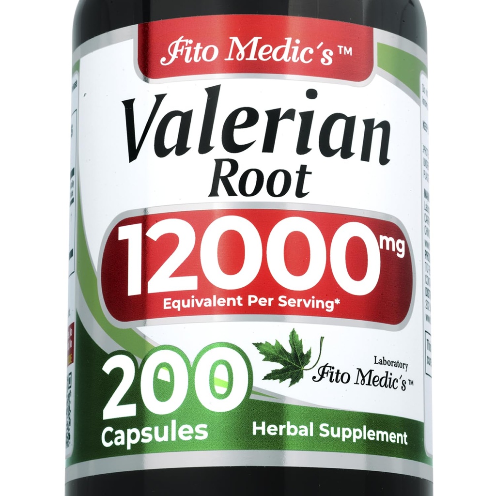 FITO MEDIC'S Lab | ヴァレリアンルートカプセル |200カプセル |12000mg | ヴァレリアンルートエキス | 濃縮エキス | 高吸収