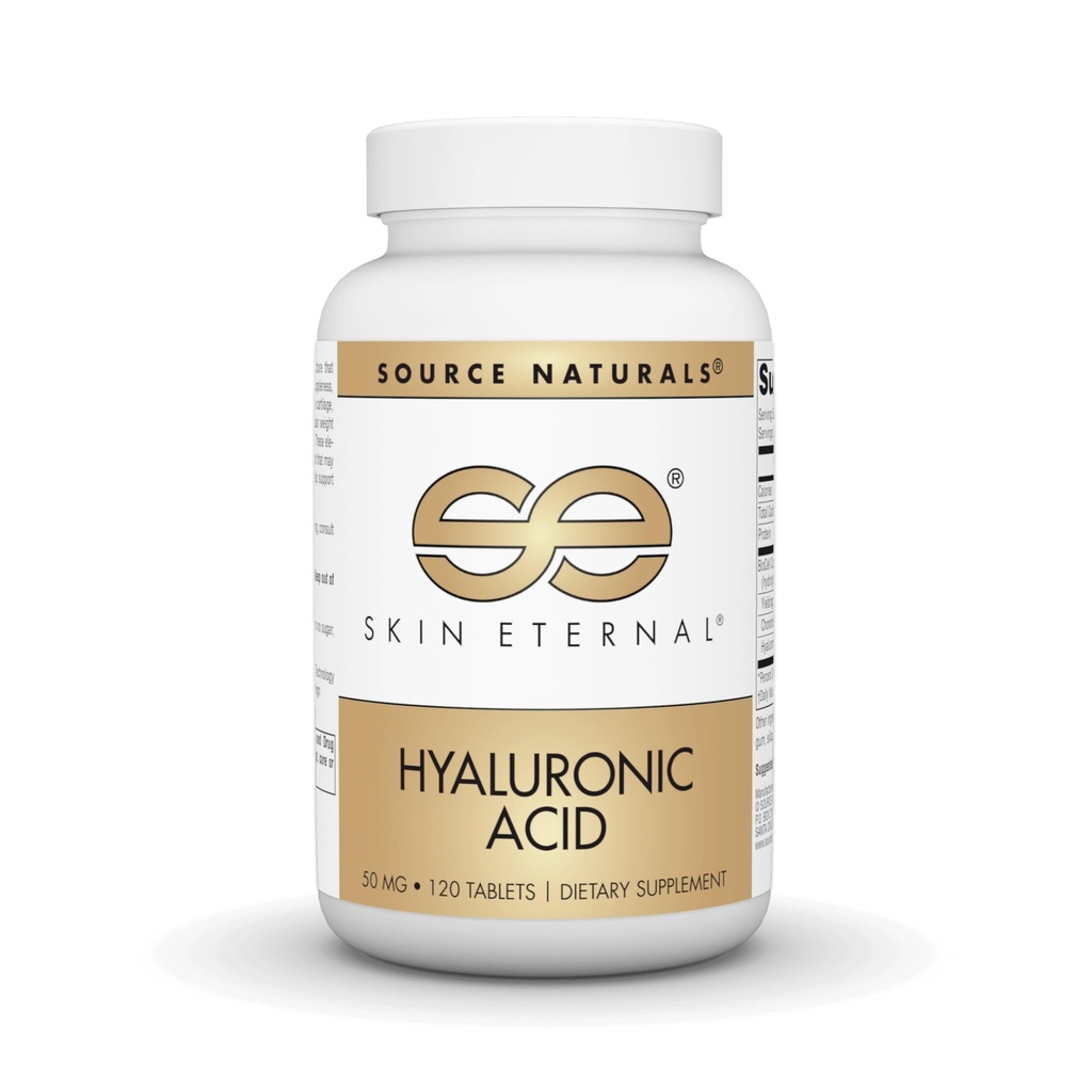 源のNaturalsの皮の永遠のHyaluronic酸、50mg - 120のタブレット