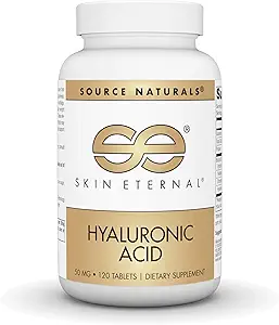 源のNaturalsの皮の永遠のHyaluronic酸、50mg - 120のタブレット